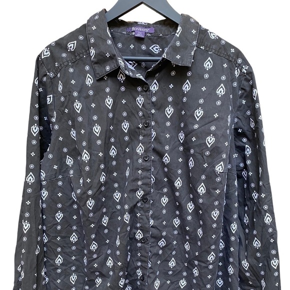 Roaman’s | Novelty | Long Sleeve | Blouse | Size: 22W - Picture 3 of 13